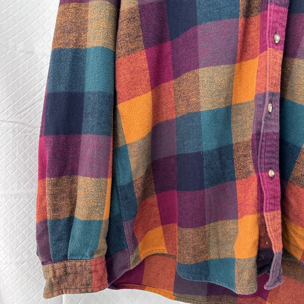 Structure Multicolor Plaid Button Down Shirt - image 8